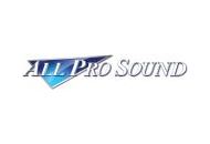 All Pro Sound 5% Off Coupon Codes May 2024
