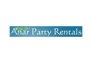 Anar Party Rentals 15% Off Coupon Codes May 2024