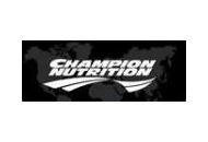 Champion Nutrition Coupon Codes April 2024