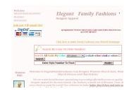 Elegantfamilyfashions Coupon Codes January 2022