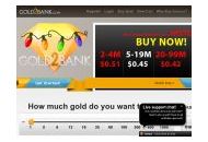 Gold2bank Coupon Codes October 2023