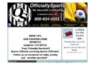 Officiallysports 15% Off Coupon Codes May 2024