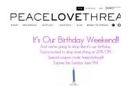 Peacelovethreads 20% Off Coupon Codes May 2024