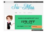 Sis-miss 10% Off Coupon Codes May 2024