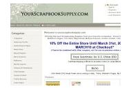 Yourscrapbooksupply Coupon Codes May 2024